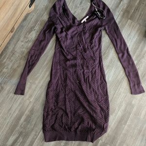 Purple Sweater Dress